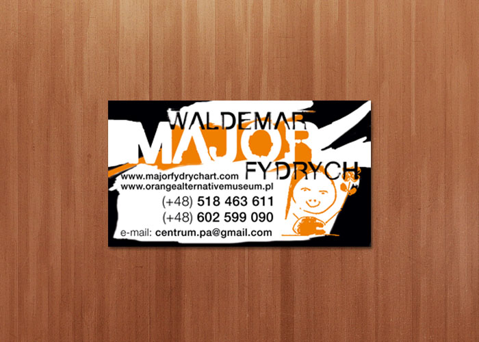 22 / 27 - wizytówka Waldemara MAJORA Fydrycha