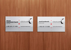 wizytówki dla Stowarzyszenia Mentorów PRZEŁOM