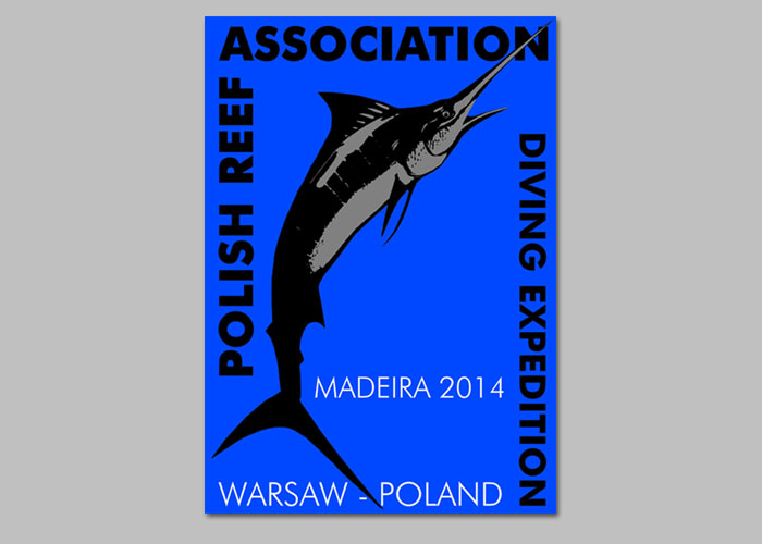 projekt koszulki ekspedycji MADEIRA 2014 