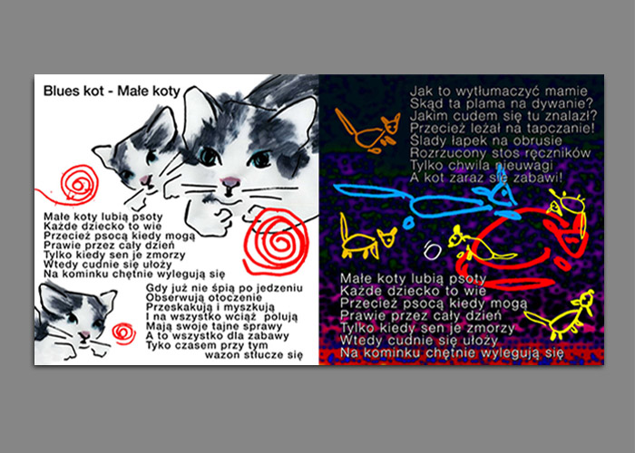 38 / 43 - projekt książki PIOSENKI KOTKI PENELOPKI