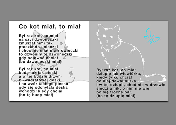 41 / 43 - projekt książki PIOSENKI KOTKI PENELOPKI