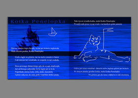 projekt książki PIOSENKI KOTKI PENELOPKI