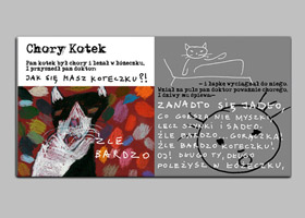 projekt książki PIOSENKI KOTKI PENELOPKI