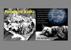 projekt książki PIOSENKI KOTKI PENELOPKI