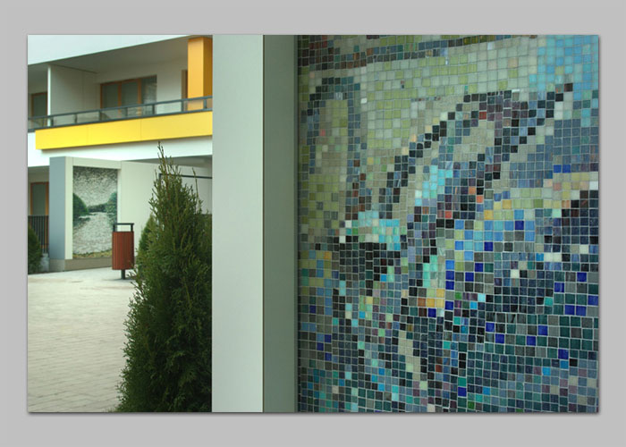 16 / 57 - mozaika ARTYSTYCZNY ŻOLIBORZ - KOLONIA J.MIERZEJEWSKIEGO realizacja D.Brodowska wraz z T.Znosko