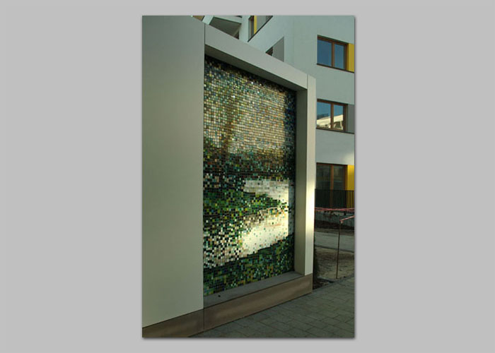 27 / 57 - mozaika ARTYSTYCZNY ŻOLIBORZ - KOLONIA J.MIERZEJEWSKIEGO realizacja D.Brodowska wraz z T.Znosko