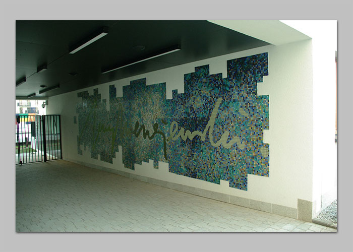 36 / 57 - mozaika ARTYSTYCZNY ŻOLIBORZ - KOLONIA J.MIERZEJEWSKIEGO realizacja D.Brodowska wraz z T.Znosko