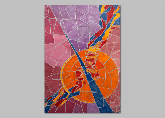 43 / 57 - mozaika ARTYSTYCZNY ŻOLIBORZ - KOLONIA PIWOWARSKICH realizacja D.Brodowska wraz z T.Znosko