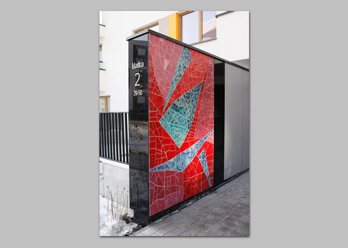 48 / 57 - mozaika ARTYSTYCZNY ŻOLIBORZ - KOLONIA PIWOWARSKICH realizacja D.Brodowska wraz z T.Znosko