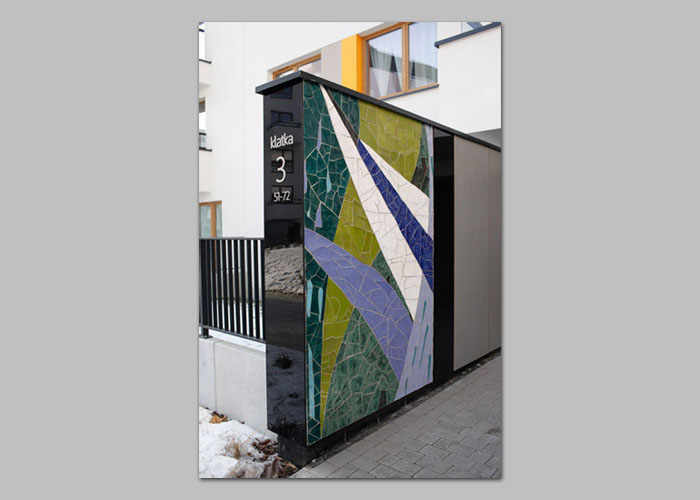 52 / 57 - mozaika ARTYSTYCZNY ŻOLIBORZ - KOLONIA PIWOWARSKICH realizacja D.Brodowska wraz z T.Znosko