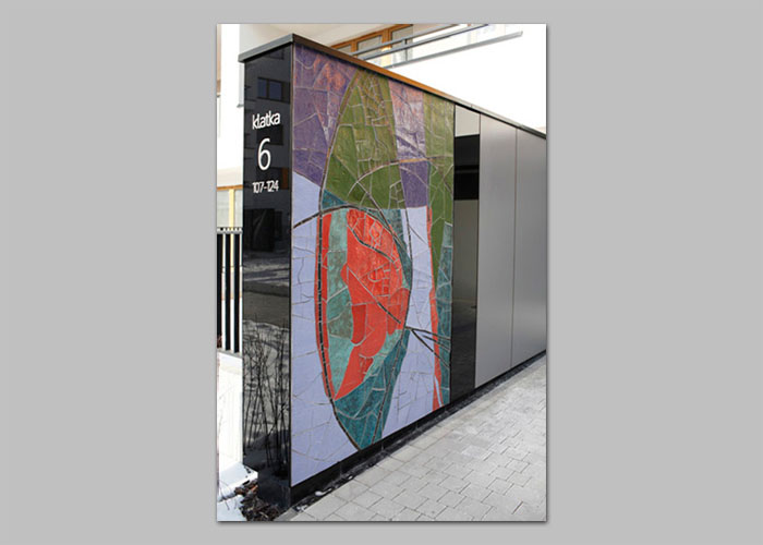 54 / 57 - mozaika ARTYSTYCZNY ŻOLIBORZ - KOLONIA PIWOWARSKICH realizacja D.Brodowska wraz z T.Znosko