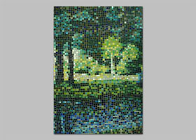 mozaika ARTYSTYCZNY ŻOLIBORZ - KOLONIA J.MIERZEJEWSKIEGO realizacja D.Brodowska wraz z T.Znosko