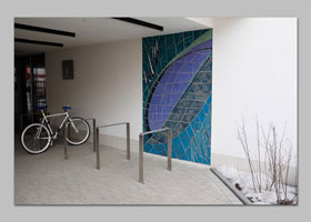 mozaika ARTYSTYCZNY ŻOLIBORZ - KOLONIA PIWOWARSKICH realizacja D.Brodowska wraz z T.Znosko