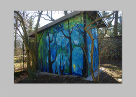 mural - posesja prywatna